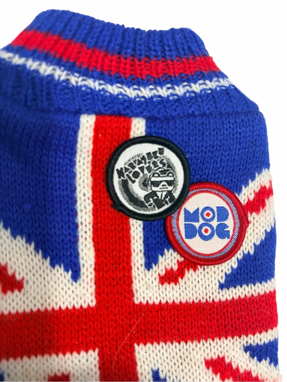 Union Jack Dog XS Sweater Mod Dog UK Britain British Flag 🇬🇧